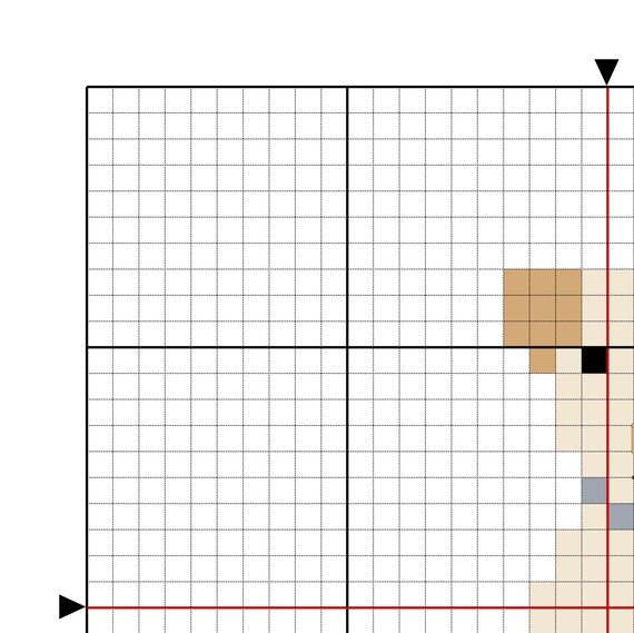 maltese x jack russell cross stitch pattern etsy