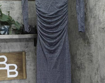 Nwt Guess Long Dress D5rk11r9yb0 Summer Night Blue Multi 4