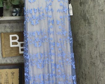 Nwt Adrianna Papell Formal Dress Gown Periwinkle Blue 14