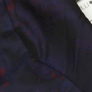 Nwt Adrianna Papell Jacquard Dress Navy Blue / Pink Multi 6 image 7