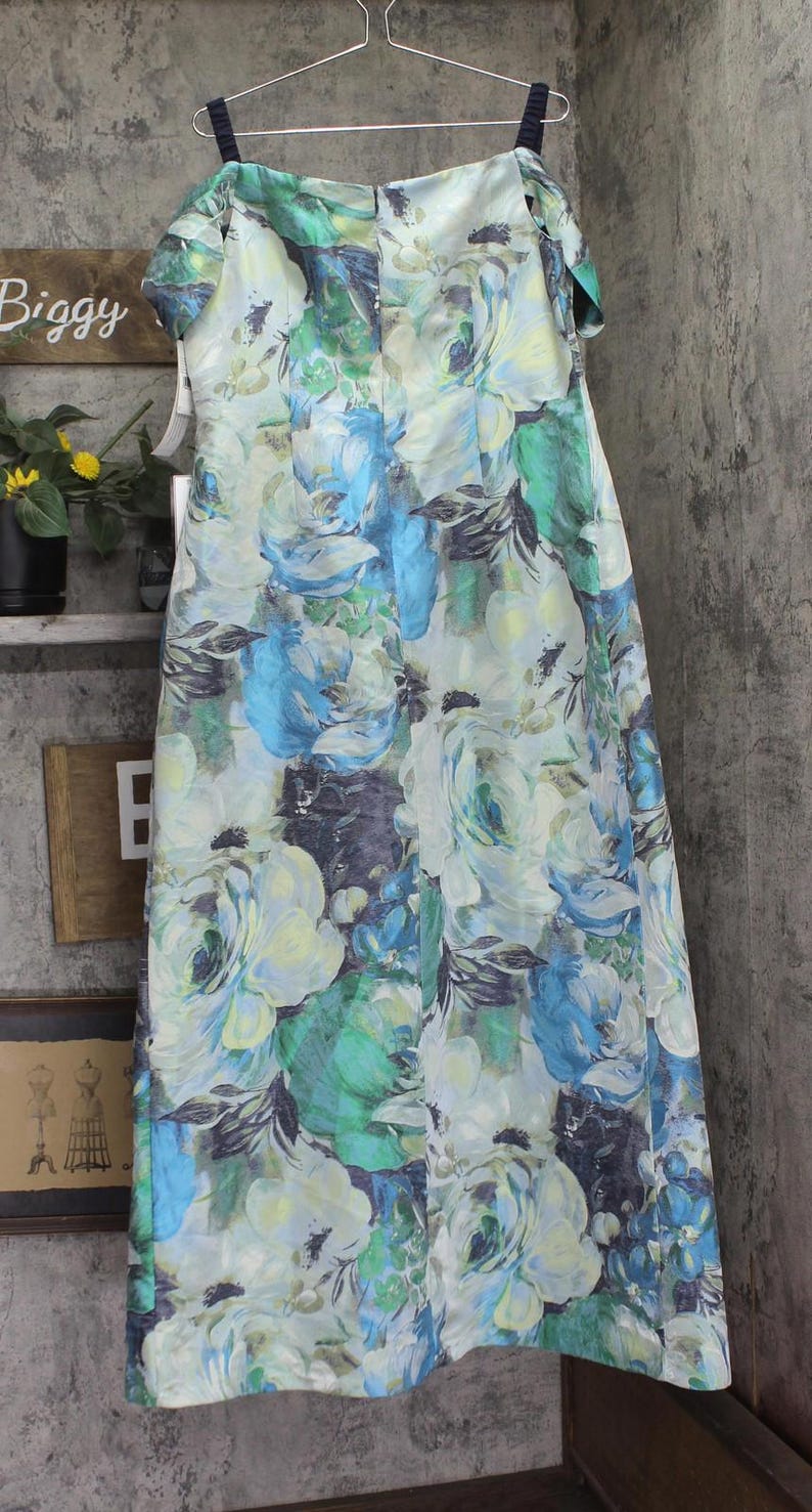 Nwt Aidan Mattox By Adrianna Papell Dress Blue Multi 18 image 2