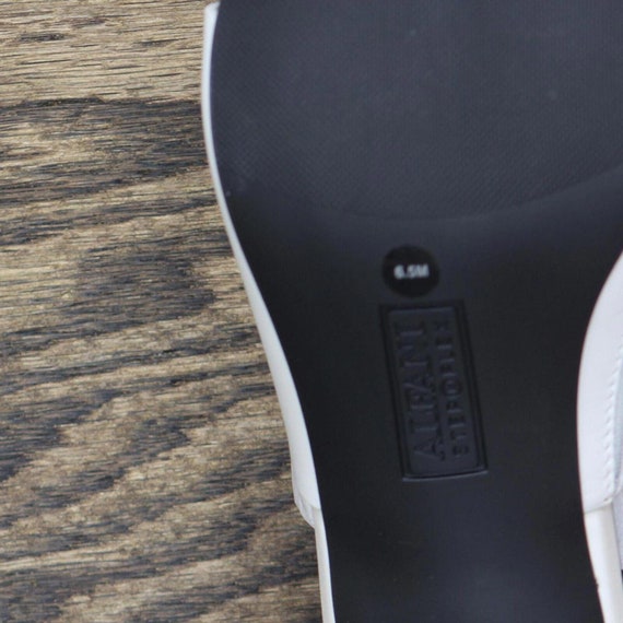 NWT Alfani Leather Block Heel Slide Sandals White… - image 7