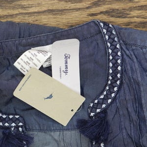 Nwt Tommy Bahama Womens Dress Swim Cover Up Ss500340 Blue Xs image 3