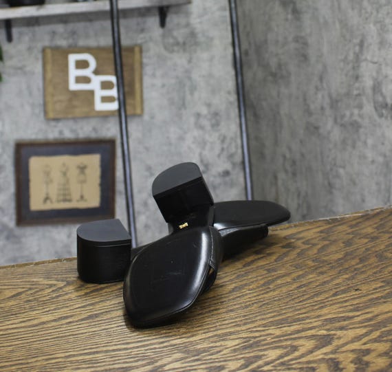 Stuart Weitzman Cayman 35 Block Heel Slides Se013… - image 5