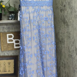 Nwt Adrianna Papell Formal Dress Gown Periwinkle Blue 14 image 2