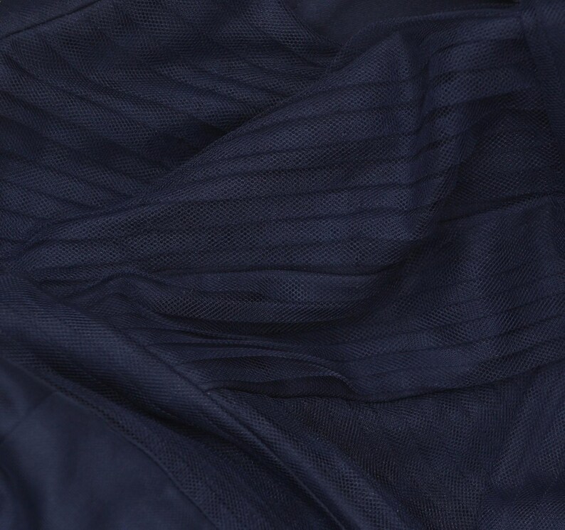 Nwt Aidan Mattox By Adrianna Papell Gown Dress Navy Blue 10 image 6