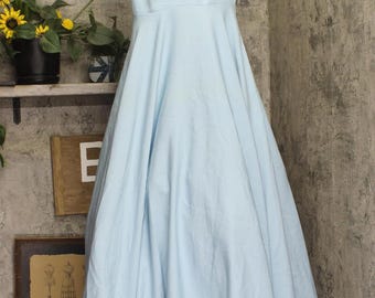 Mac Duggal Classic A-line Ballgown Gown Dress Powder Blue 2
