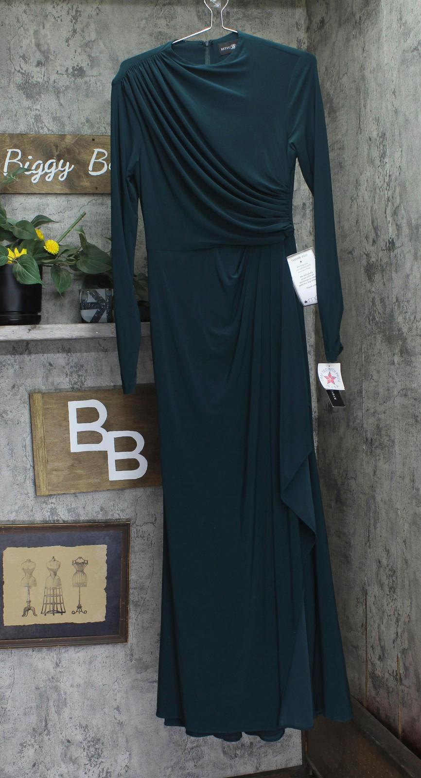 green emerald velvet dress Wedtrend Women Dark Green Bridesmaid Dress A Line V Neck Pleated Chiffon  Long Wedding Party Dress – WEDTREND main image 1