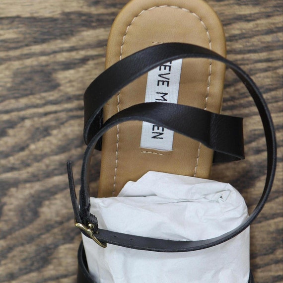 Steve Madden Welsh Heeled Sandal WELS01S1 Black L… - image 6