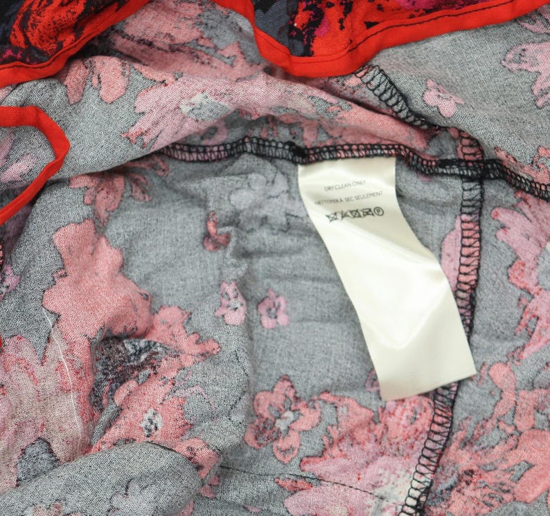 Nwt Free People Front Top Ob1434186 Night Combo Red Black L immagine 6