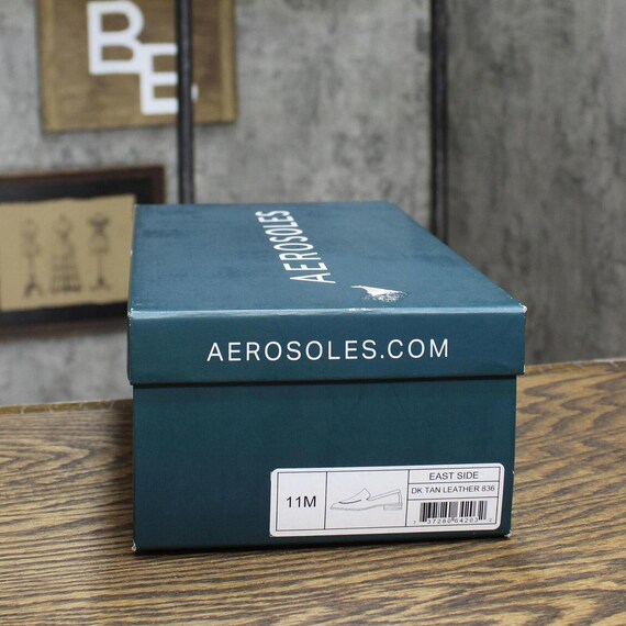 NWT Aerosoles Shoes EAST SIDE Dark Tan Leather Br… - image 5