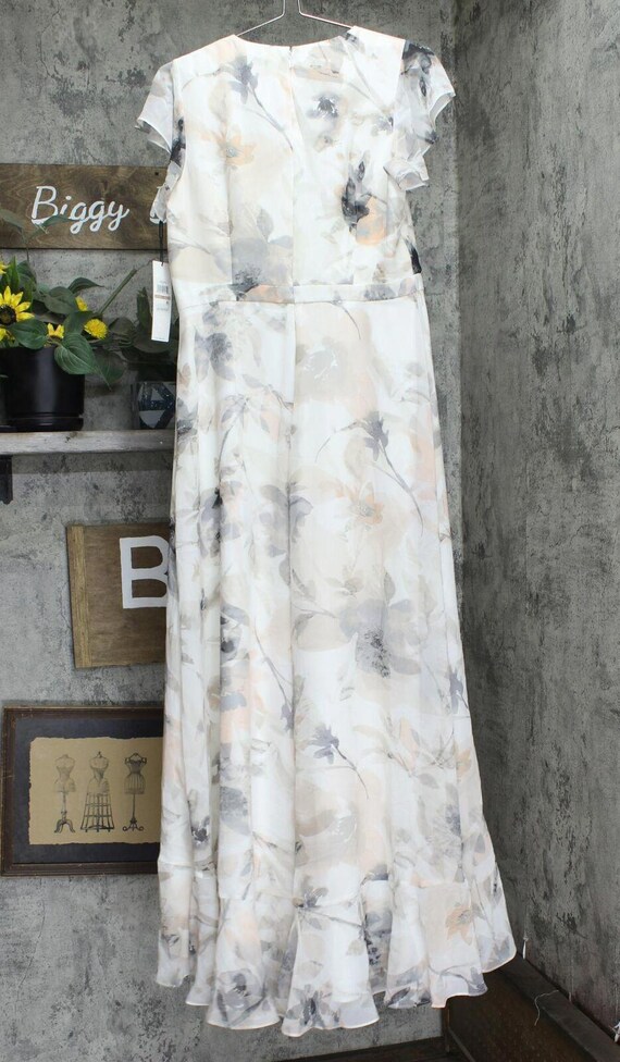 Calvin klein chiffon dress hotsell