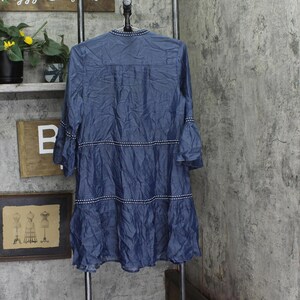 Nwt Tommy Bahama Womens Dress Swim Cover Up Ss500340 Blue Xs image 2