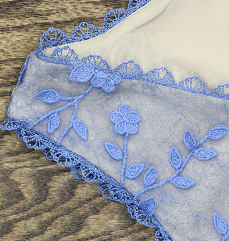 Nwt Adrianna Papell Formal Dress Gown Periwinkle Blue 14 image 7