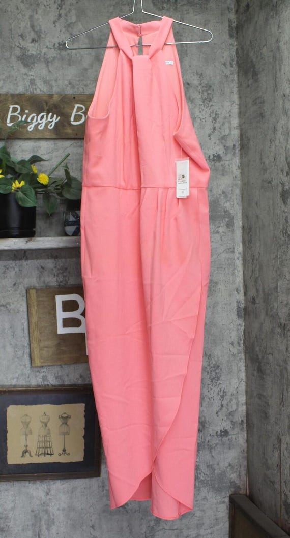 julia jordan halter midi dress Womens Jj38691 Melon Pink 14 SCH007289_W