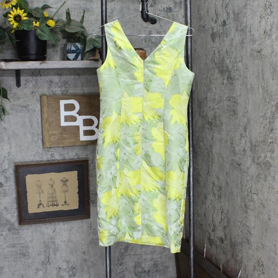 Anne klein yellow dress hotsell