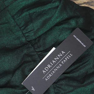 Adrianna Papell Halter Dress Ad3d105594 Emerald Green 4 image 3