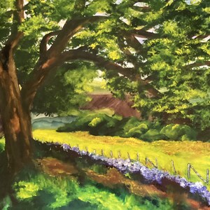 Lush Fields - Original Watercolor