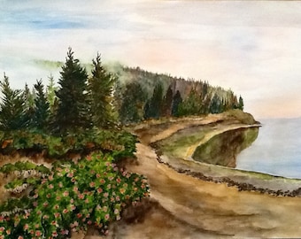 Beach Reflections - Original Watercolor