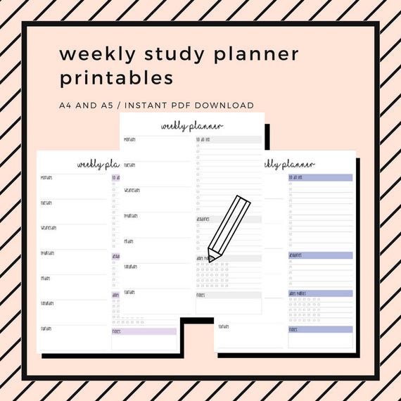 High School Planner Template