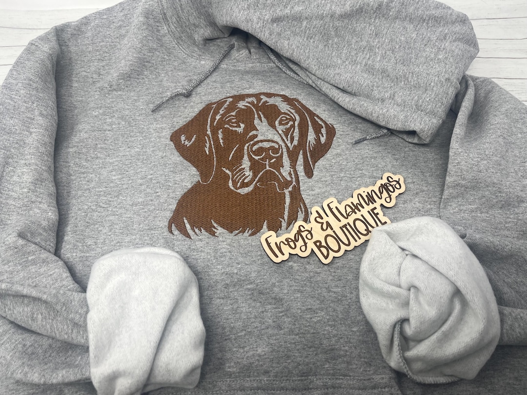 Embroidered Labrador Hoodie Custom Design Dog Sweatshirt Labrador ...