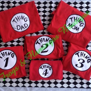 Character Applique Shirt Design Custom Seuss Tshirt Thing Classroom Top Youth Apparel Reading Week Outfit Matching Book Clothing Theme