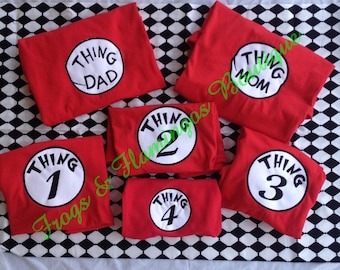 Character Applique Shirt Design Custom Seuss Tshirt Thing Classroom Top Youth Apparel Reading Week Outfit Matching Book Clothing Theme