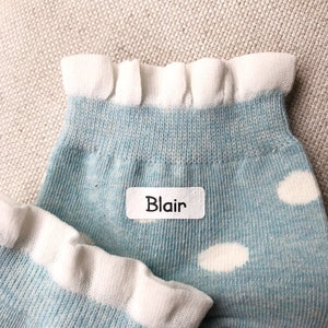 mini Iron on labels fabric name labels  Clothing labels Daycare labels Fabric labels Nursing home labels Iron on clothing labels Camp labels