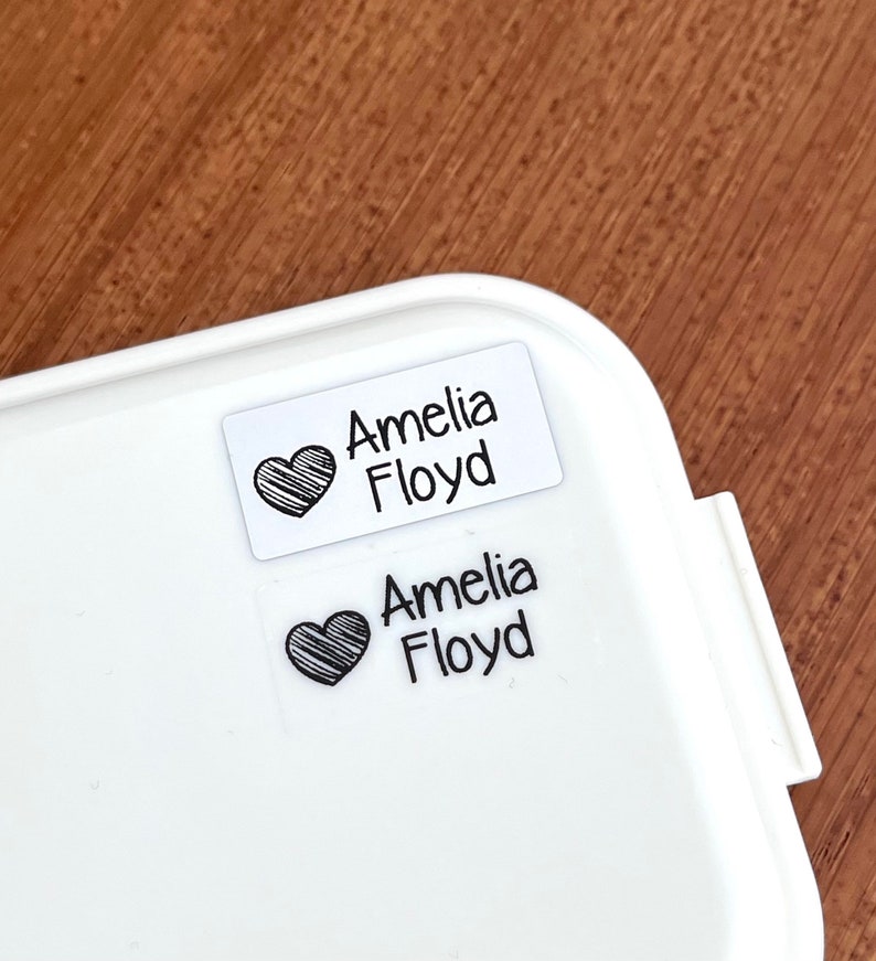 Waterproof Name Labels Waterproof Name Stickers School Etsy