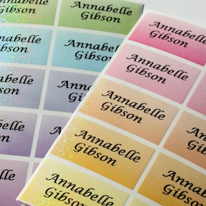 Waterproof name labels Personalized school name tag Kids name stickers Custom Preschool labels Back to school labels Dishwasher safe labels