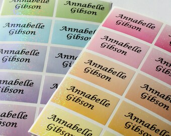 Waterproof name labels Personalized school name tag Kids name stickers Custom Preschool labels Back to school labels Dishwasher safe labels