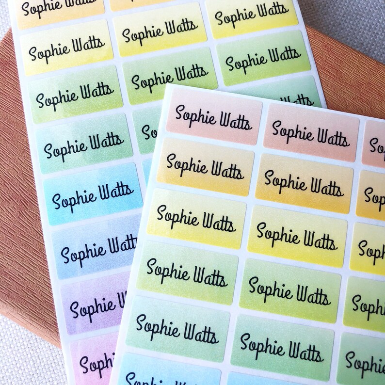 Waterproof Name Labels Dishwasher Safe Labels Name Stickers Etsy Canada
