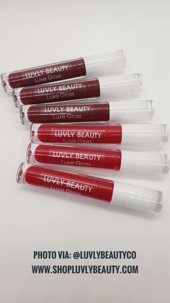 Custom Lip Gloss Labels Clear Lip Gloss Labels Cosmetic Etsy