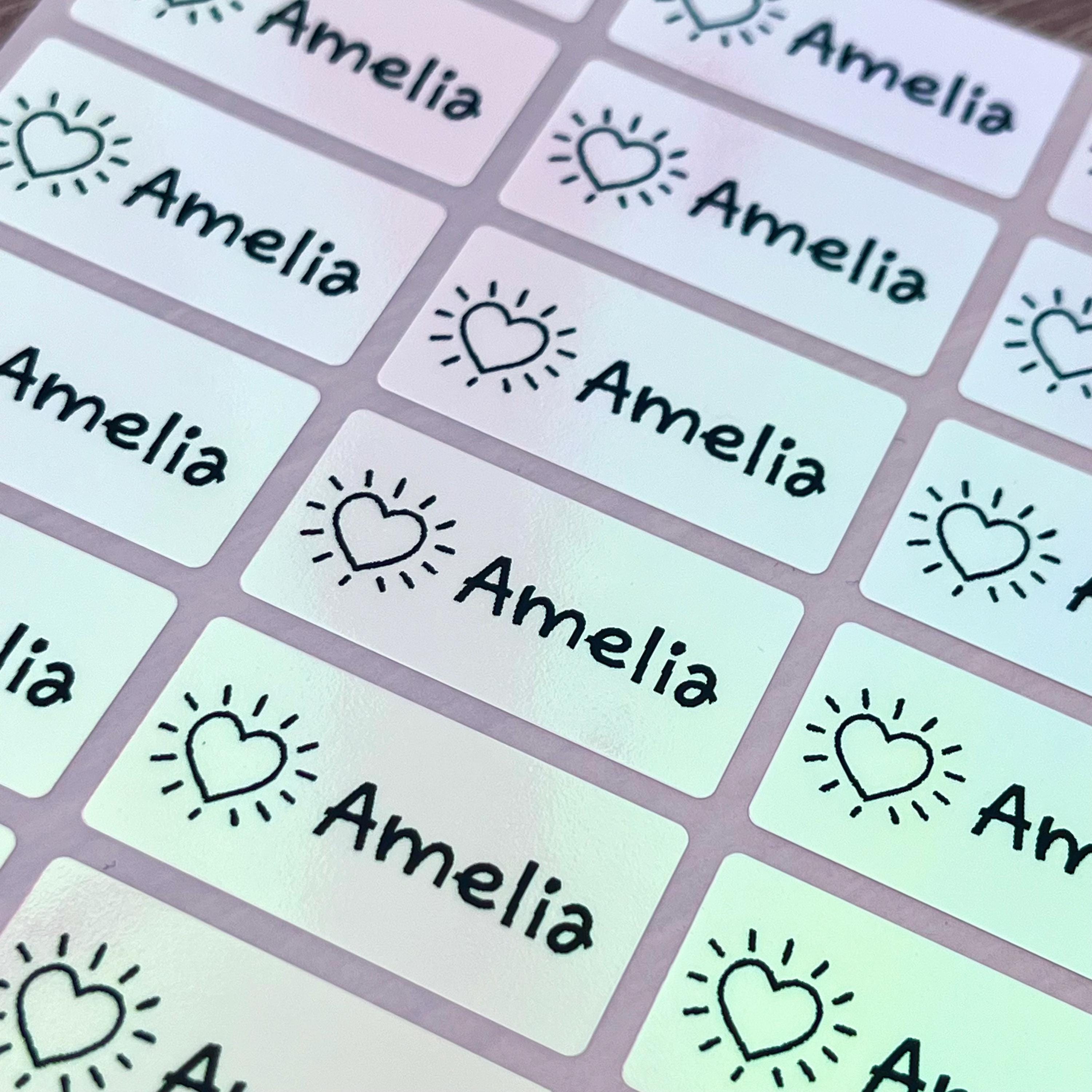 Wasserflaschen Etiketten Personalisierte Spülmaschinenfeste