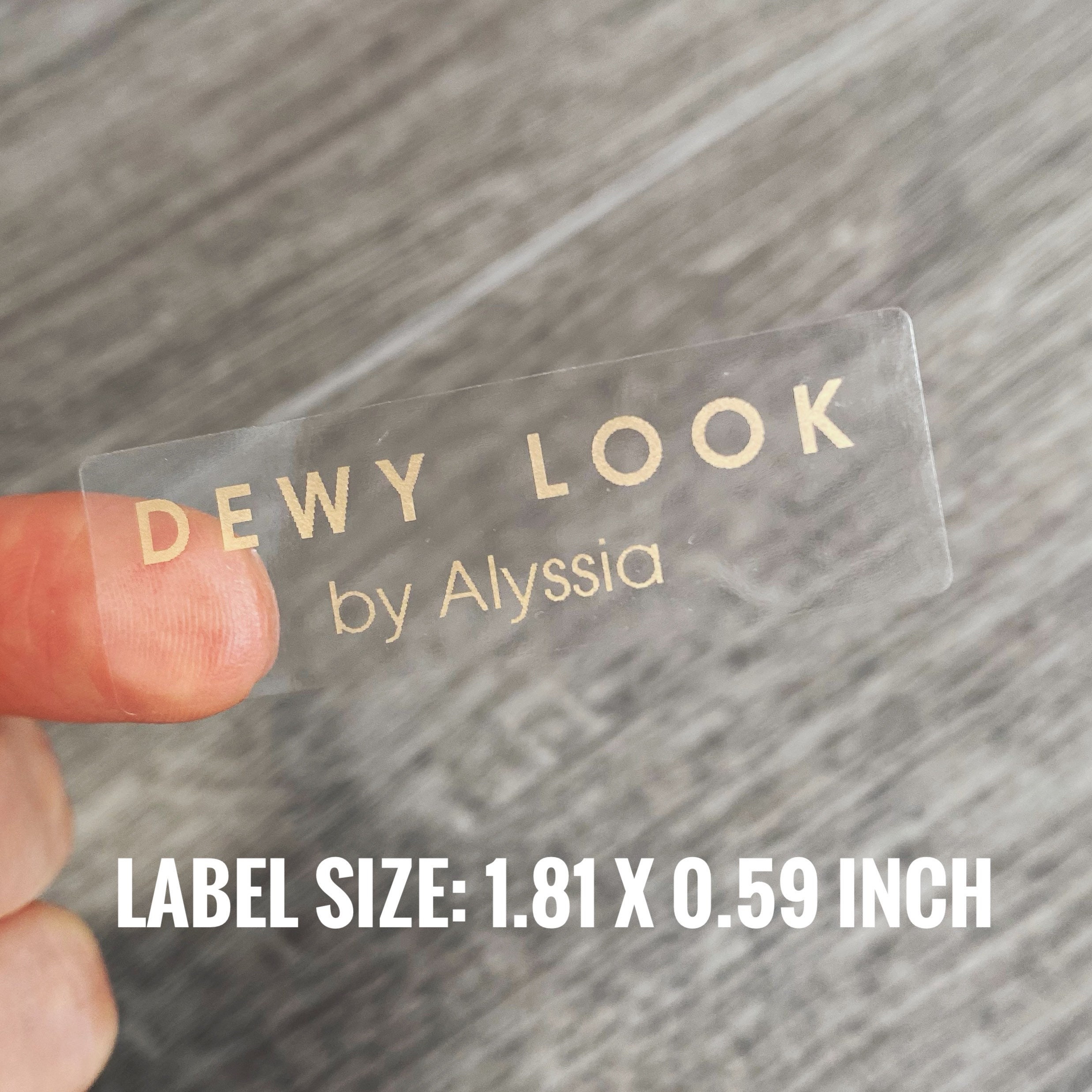 Custom Lip Gloss Labels Clear Lip Gloss Labels Cosmetic Etsy