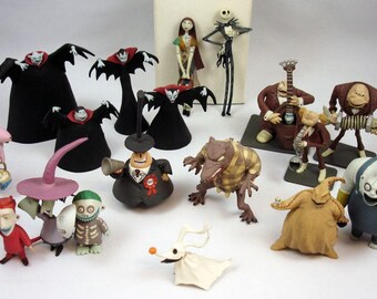 nightmare before christmas jack skellington pvc figurine boxset 2 different new rare tim burton halloween movie jun planning disney toy - Nightmare Before Christmas Action Figures nightmare before christmas jack skellington pvc figurine boxset 2 different new rare tim burton halloween movie jun planning disney toy - Nightmare Before Christmas Action Figures