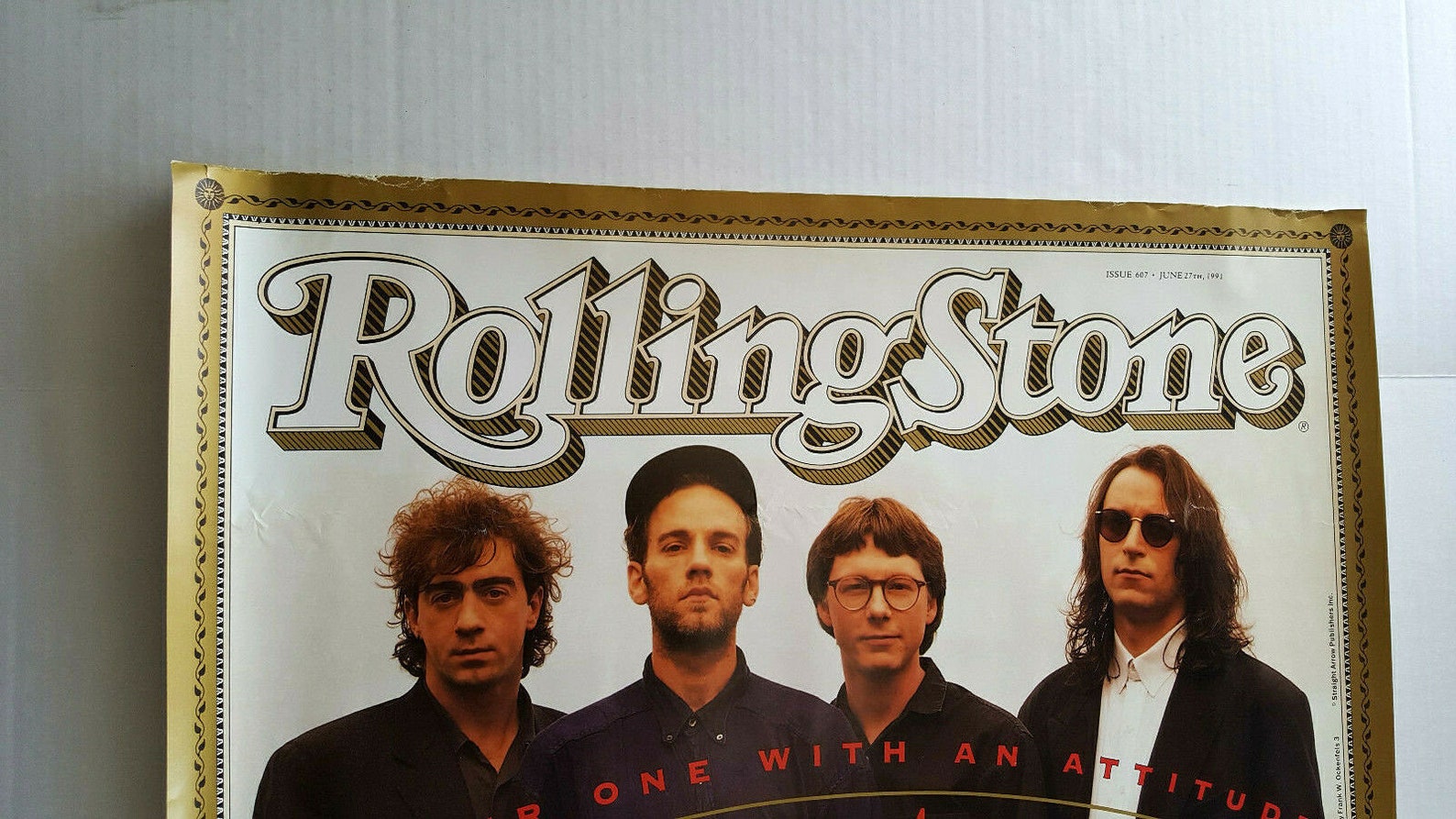 R.E.M. POSTER Rolling Stone Cover REM Vintage Promo 1991 Etsy
