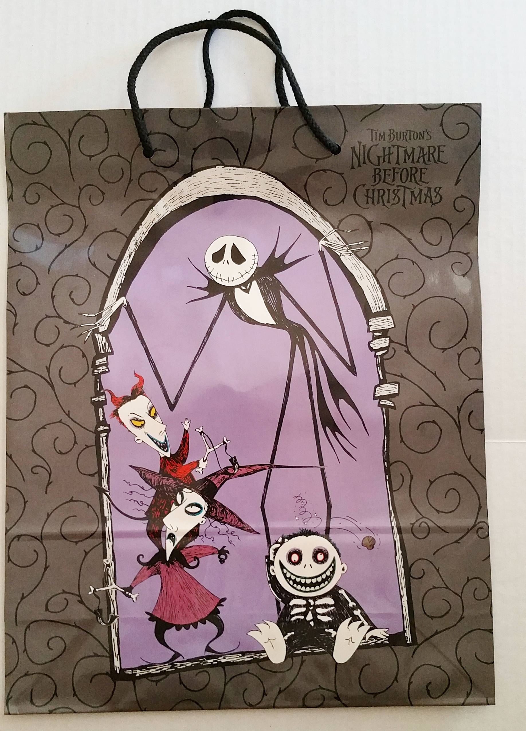 Vintage NIGHTMARE BEFORE CHRISTMAS Shopping Gift Bag Rare Etsy