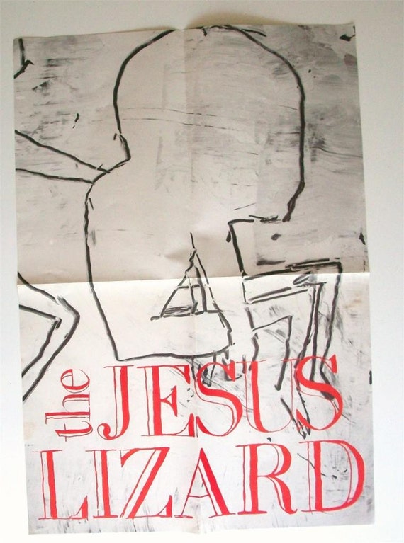 Jesus Lizard Poster Head Promo Rare 1990 Touch Go 16 X Etsy Jesus Lizard Poster Head Promo Rare 1990 Touch Go 16 X Etsy