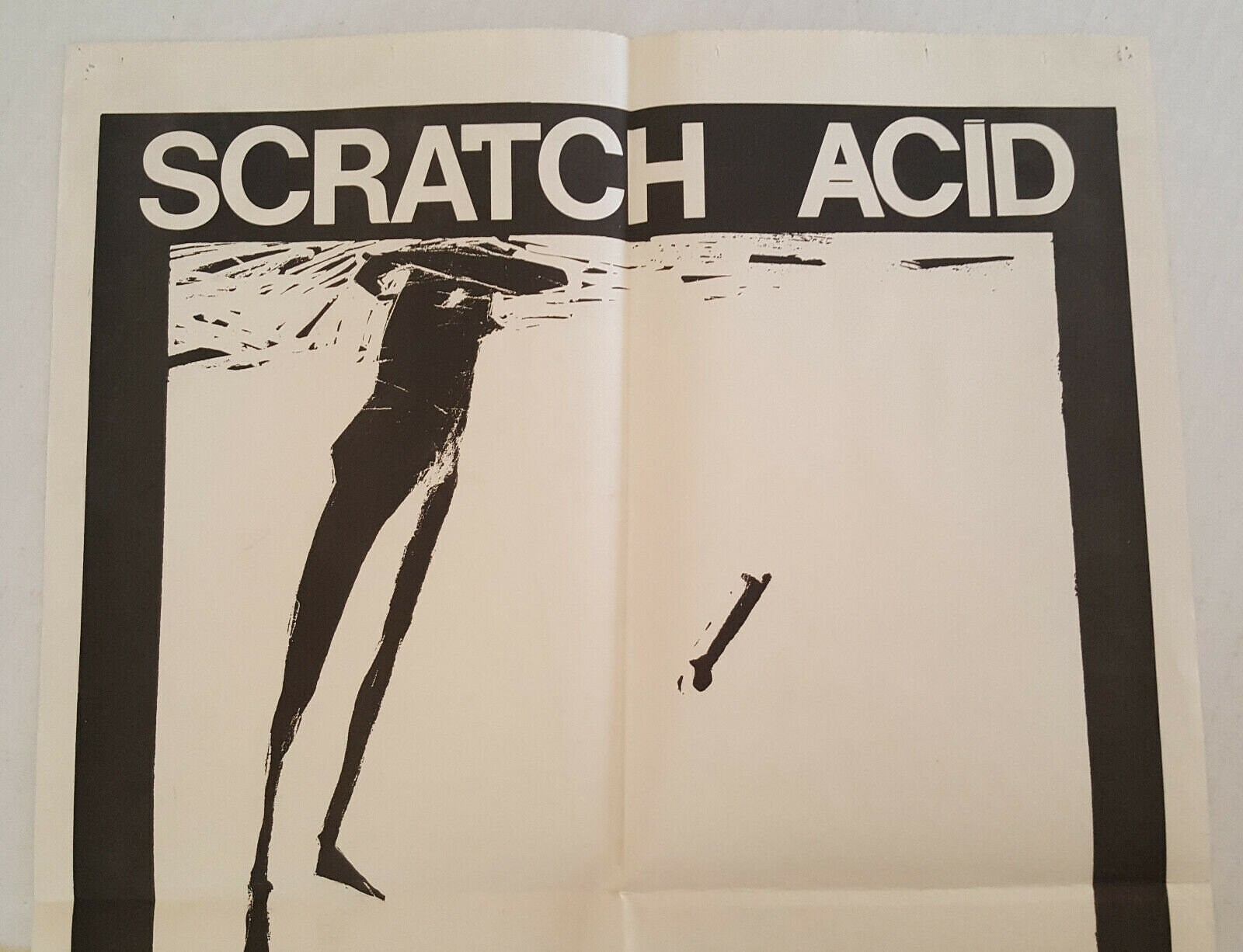 SCRATCH ACID Poster 1985 Tour RARE Jesus Lizard Etsy