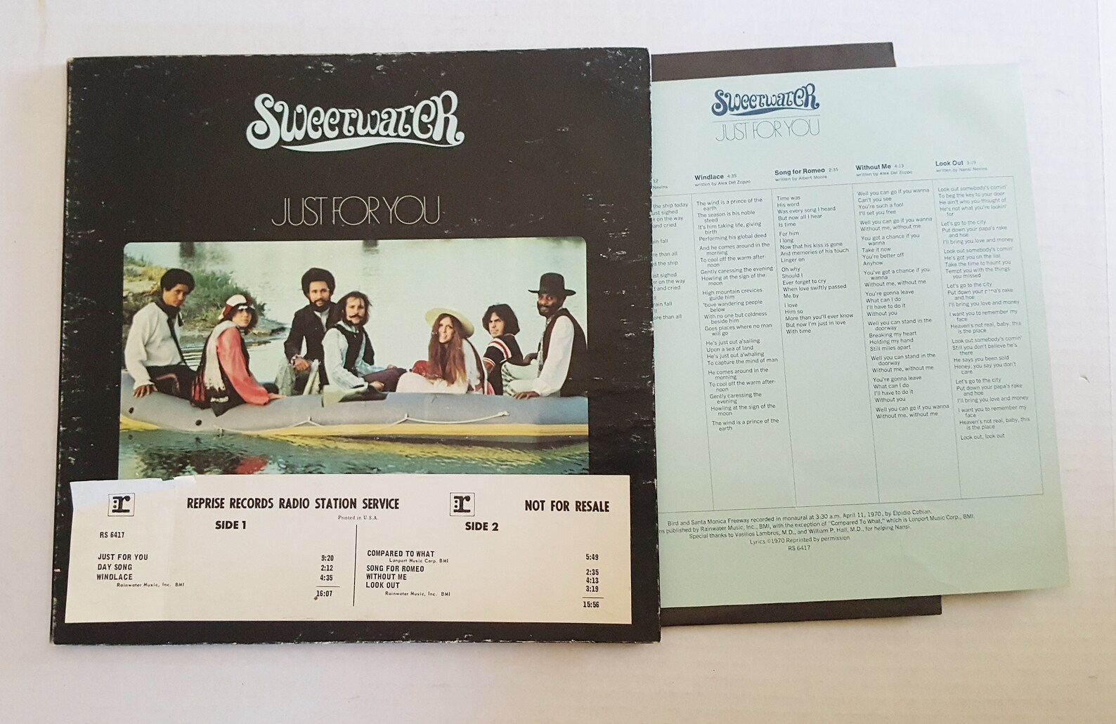 SWEETWATER RECORD Just For You Lp Mono Vinyl 1970 Promo Etsy