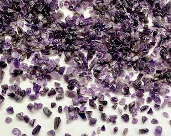 Clear Semi Precious Stones 1/4 lb Bulk Tumbled Quartz Crystal Chips Small Polished Healing Gemstones 4 oz