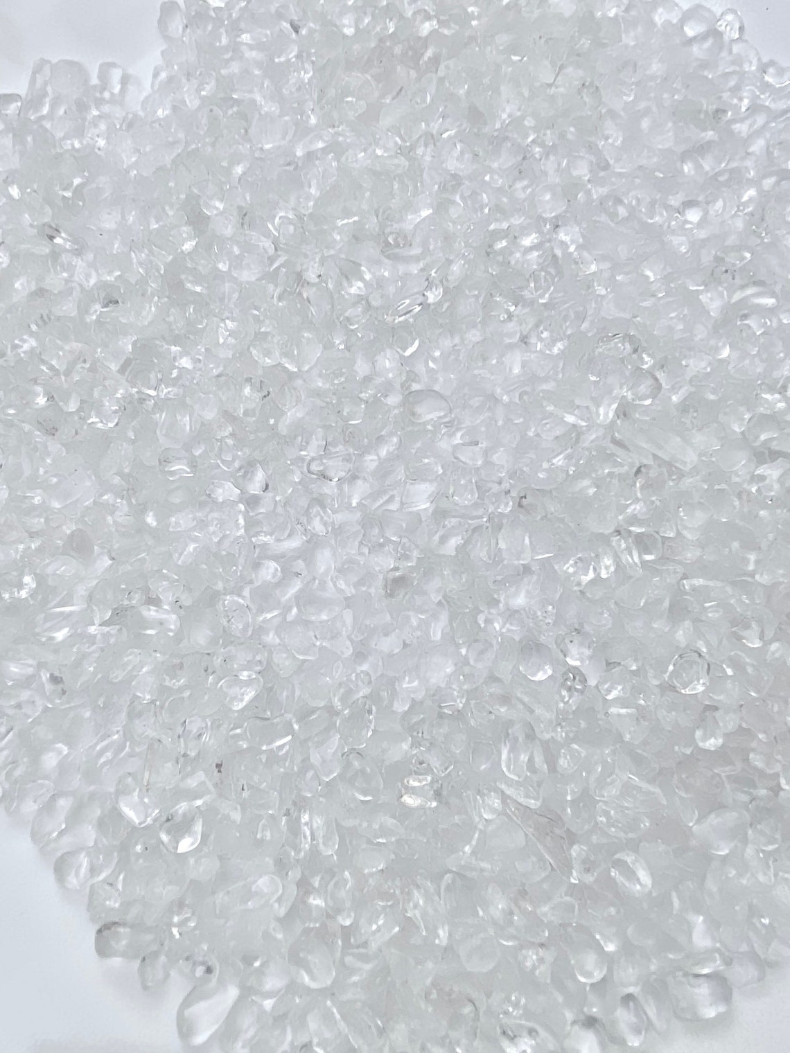 1 Lb Bulk Tumbled Quartz Crystal Chips Clear Semi Precious Etsy