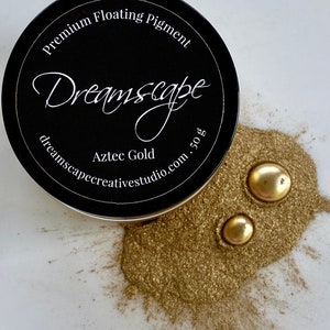 Aztec Gold Floating Pigment Powder: High Shine Metallic, 50 grams