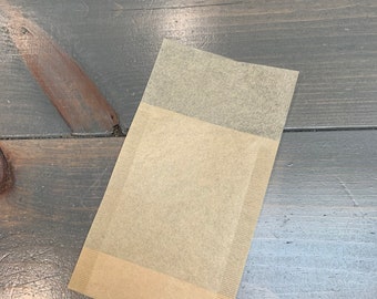 Sachet de thé à usage unique Infuseur de thé Thé Steeper Bag Biodégradable Non blanchi