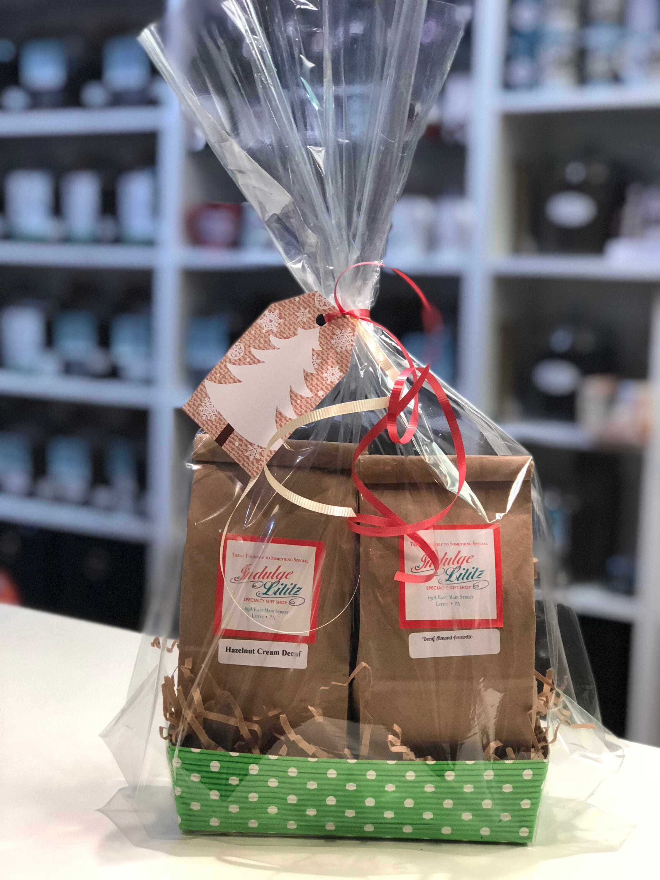 Holiday Premium Coffee Gift Basket Etsy