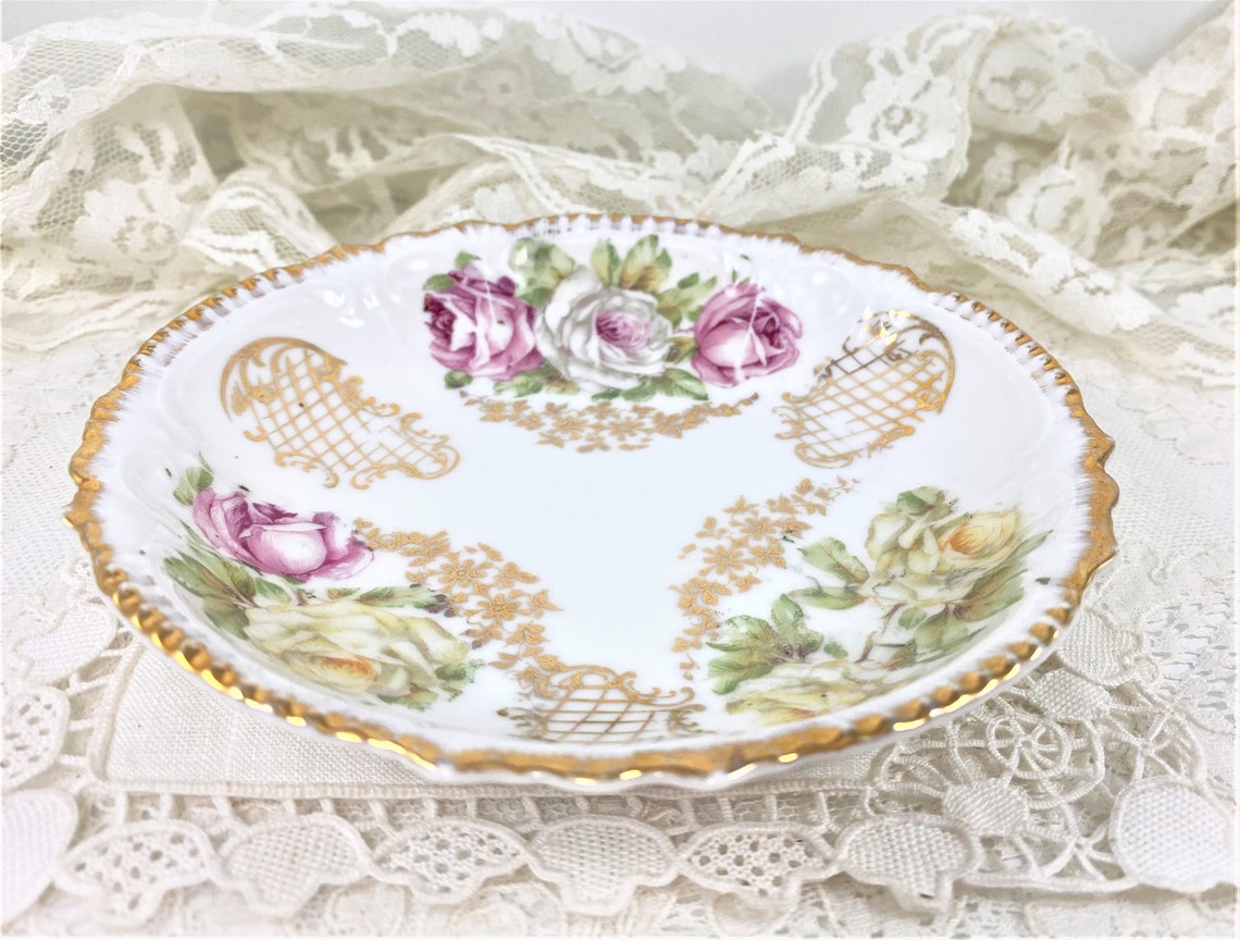 Antique Fruit Bowls Set of 4 Royal Bavarian PMB China Dessert Etsy