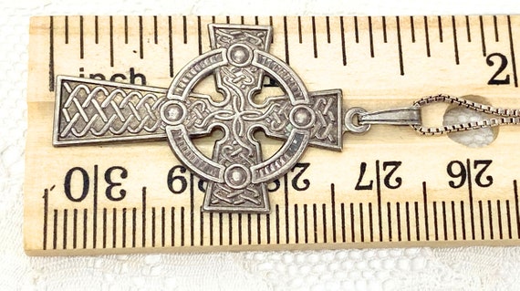 Celtic Cross Necklace 925 Sterling Silver | Dubli… - image 7