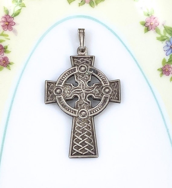 Celtic Cross Necklace 925 Sterling Silver | Dubli… - image 4