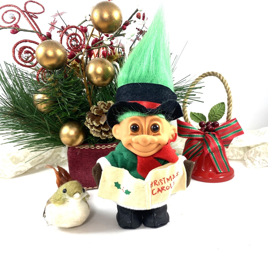 Vintage Christmas Troll Doll Troll Christmas Decor Russ Etsy